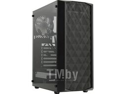 Корпус Powercase Diamond Mesh LED Black CMDM-L1, без БП, ATX