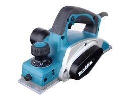 Рубанок электрический MAKITA KP 0800 в кор. + набор ножей D-07945 (620 Вт, шир. до 82 мм, глуб. до 2.5 мм)