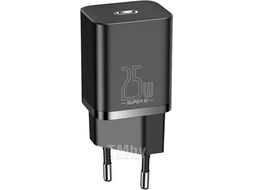 Сетевое зарядное устройство Baseus Super Si Quick Charger 1C 25W EU Black (CCSP020101)