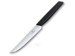 Нож кухонный Victorinox Swiss Modern 6.9003.12 стальной для стейка лезв.120мм прямая заточка черный