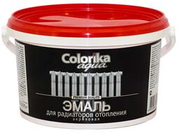 Эмаль для радиаторов 3 кг акриловая "Colorika Aqua"