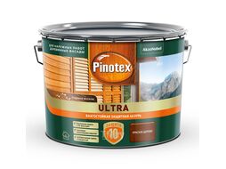 Лазурь влагостойкая Pinotex Ultra Красное дерево 9л