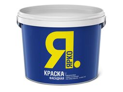 Краска ЯРКО фасадная белая 6 кг