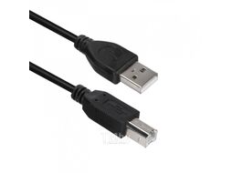 Кабель USB2.0 (AM) - USB2.0 (BM), 2м, ACD ACD-U2ABM-20L, черный