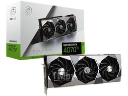 Видеокарта GeForce RTX 4070 Ti, 12Gb GDDR6X 192bit, MSI RTX 4070 Ti SUPRIM SE 12G, RTL