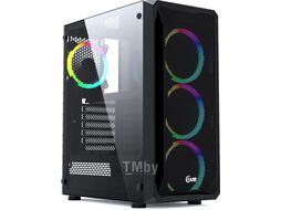 Корпус Powercase Mistral Z4 Mesh RGB CMIZB-R4, без БП, ATX