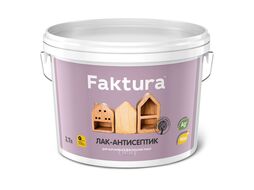 Лак-антисептик FAKTURA беленый дуб 2,7 л