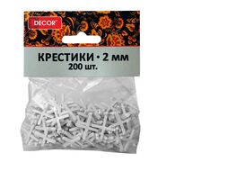 Крестики для кафеля 2,0 мм, 200шт Decor 338-0020