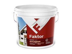 Краска FAKTOR фасадная белая 13 кг