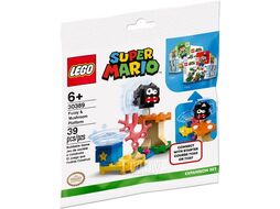 Конструктор Lego Super Mario платформа Fuzzy & Mushroom (30389)