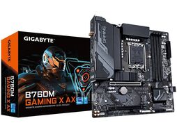 Материнская плата Gigabyte B760M GAMING X AX, LGA1700, (HDMI, DP), 4xDDR V, mATX