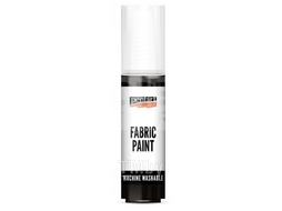 Краски для текстиля "Fabric paint" черный, 20 мл, банка Pentart 44362