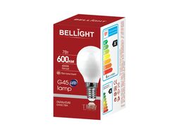 Лампа светодиодная G45 7Вт Е14 4000К LED Bellight