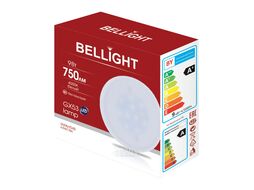 Лампа светодиодная GX53 9Вт 4000К LED Bellight