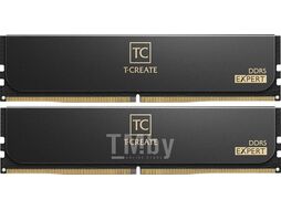 Оперативная память 32Gb Team T-Create Expert Black CTCED532G6000HC38ADC01, DDR V, PC-48000, 6000MHz, kit 2x16Gb