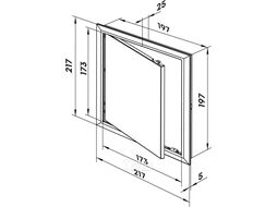 Дверца ревизионная Porta 2020 ZERNBERG 10205781