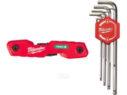 Набор инструментов Milwaukee шестигранные ключи Compact Hex Key с Folding Torx Key (A007MLW)