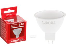 Лампа светодиодная MR16 9Вт 230В GU5.3 4500K AURORA A200-029