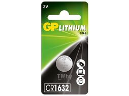 Эл. питания литиевый CR1632 BP (дисковый) Lithium GP