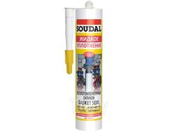 Герметик силиконовый высокотемпературный SOUDAL Gasket seal красный 280мл