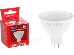 Лампа светодиодная MR16 9Вт 230В GU5.3 6000K AURORA A200-030