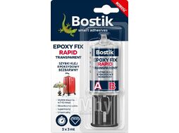 Клей эпоксидный Epoxy Fix Rapid Transparent бесцветный 2x3мл BOSTIK