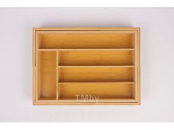 Лоток для столовых приборов Bamboo 35х25см, The Kitchen RO-00106