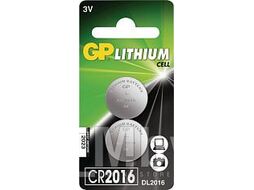 Эл. питания литиевый CR2016-7C2 (дисковый, уп-ка 2 шт) Lithium GP