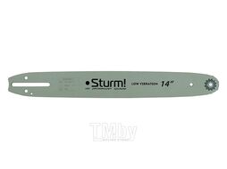 Шина пильная 14", паз 1,3мм, 3/8", 52зв, хвостовик PO (OREGON K041/A041), Sturm! SB1450380PO