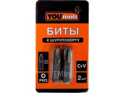 Бита PH3х 50 мм (к-т 2шт) YOURTOOLS