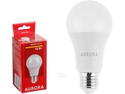 Лампа светодиодная A60 СТАНДАРТ 15Вт 230В E27 2700K AURORA A200-010