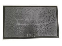 Коврик придверный Welcome 45х75см (grey) HomeKO h231034