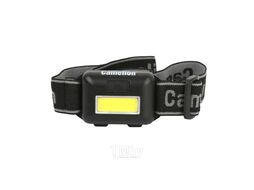 Фонарь налобный LED5355 (черный,1Вт COB LED, 3 реж, 3XAAA) 13748 Camelion