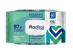 Полотенца влажные MADITOL big-pack с крышкой 60шт