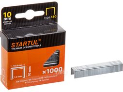 Скобы 10мм тип 140 (1000шт) STARTUL MASTER ST4554-10 ST4554-10