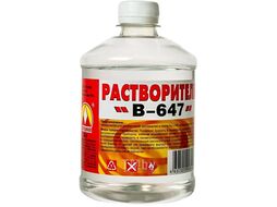 Растворитель 647 "Вершина" 0,5л