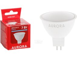 Лампа светодиодная MR16 7Вт 230В GU5.3 6000K AURORA A200-027