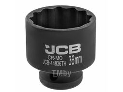 Головка ударная тонкостенная 1/2", 36мм (12гр.) JCB JCB-44836TH