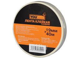 Лента клейкая малярная (крепп) YOURTOOLS 19мм*40м