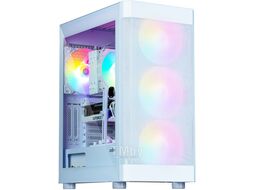 Корпус Zalman I4 TG White, без БП, ATX