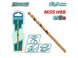 Сверло по металлу M35 HSS-CO 3,5мм TOTAL TAC11203501