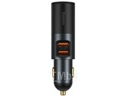 Автомобильное зарядное устройство Baseus Share Together Fast Charge Car Charger with Cigarette Lighter Expansion Port U+C 120W Gray (CCBT-C0G)