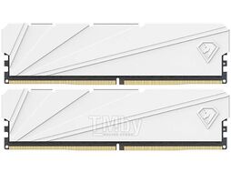 Оперативная память 16Gb Netac Shadow S White NTSSD4P32DP-16W, DDR IV, PC-25600, 3200MHz, kit 2x8Gb