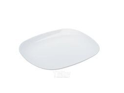 Тарелка мелкая стеклокерамическая "sweet line white" 28*23 см Luminarc J0587