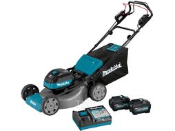 Газонокосилка аккумуляторная MAKITA XGT LM002GT201 (40.0 В, 2 акк., 5.0 А/ч, Li-Ion, шир. 530 мм, выс. 20-100 мм, пластм. корпус, травосборник 70)