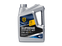 Моторное масло для бензиновых и дизельных двигателей. (4 л) SUPREME SYNTHETIC PRO 0W-40