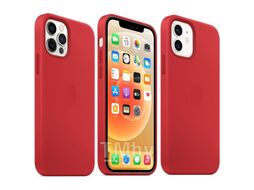 Задняя накладка CASE Coated Apple iPhone 12 Pro красный блистер