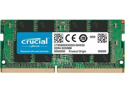 Оперативная память для ноутбука 16Gb Crucial CT16G4SFRA32A, SODIMM DDR IV, PC-25600, 3200MHz