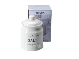 Банка для сыпучих продуктов керамическая "salt" 700 мл/10,5*16 см Fresca QC23A410SA