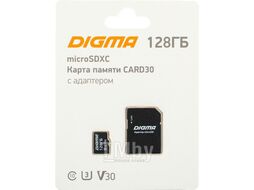 Флеш карта microSDXC DIGMA DGFCA128A03